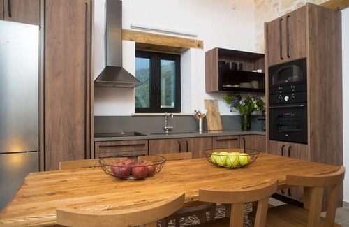 Falassarna Villa | Exceptional 3bd villa Bespoke, heated pool, jacuzzi, sauna, sea & sunset view