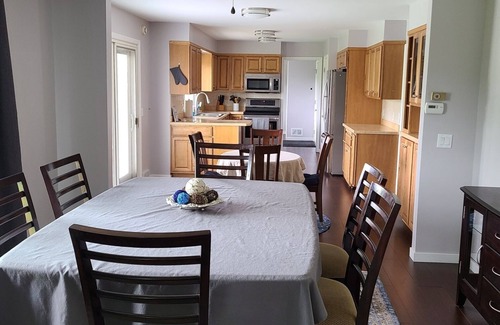West Omaha House | Executive Rental - 4 bed, 4 bath fully furnished home W/L2 EV Charging Station