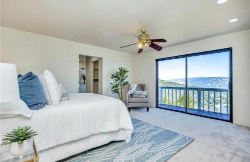 Kelseyville House | Exotic Lake View & Luxury living w AC, King beds, Pool tbl, Ping-Pong, BBQ, Deck, Boating, fishing, Hiking
