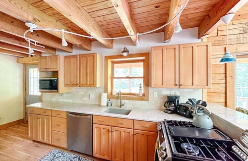 Standish House | Expansive Upscale Retreat on 2 Acres with Sebago Beach Access, Canal Dock, A/C