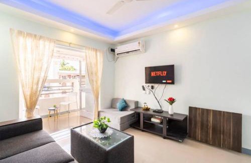 Colva Apartment | Experience Blissful Living Your Perfect One Bedroom Apartment with AC, Wi-Fi, Gym & Only 5 Minutes from the Beach