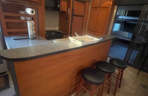 Galveston House | Experience RVing at Jamaica Beach RV resort without purchasing an RV!