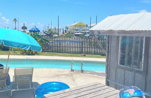 Galveston House | Experience RVing at Jamaica Beach RV resort without purchasing an RV!