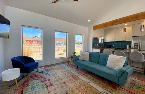 Kanab House | Explore Kanab: Timber & Tin E 2BR Roof Deck, Pool, Hot Tub and Game Barn. Close