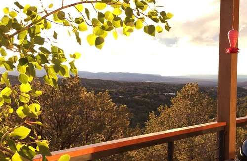 Tesuque House | Exquisite Panoramic Views From This Elegant, Modern Ridge-top Adobe Casita