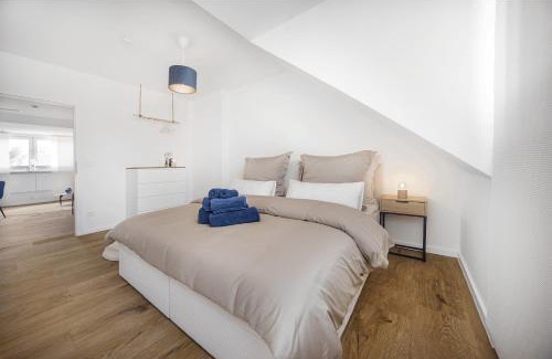 Suedviertel Apartment | Exquisite Superior Suite 80m2 mit 2 Schlafzimmern & Badewanne - Messe Essen