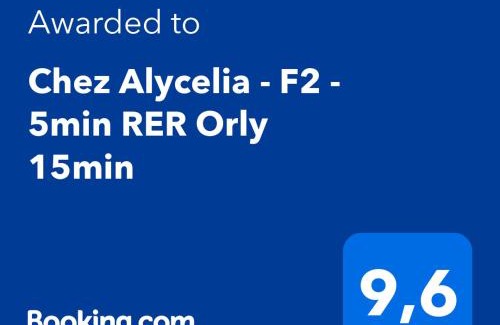 Juvisy-sur-Orge Apartment | F2 proche gare - 5min RER Orly 15min