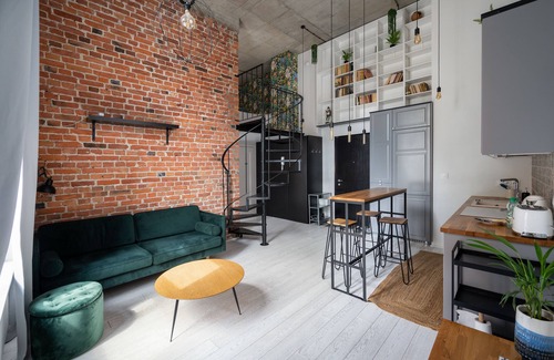 Nowa Praga Apartment | Fabryka Na Pradze Loft Apartment