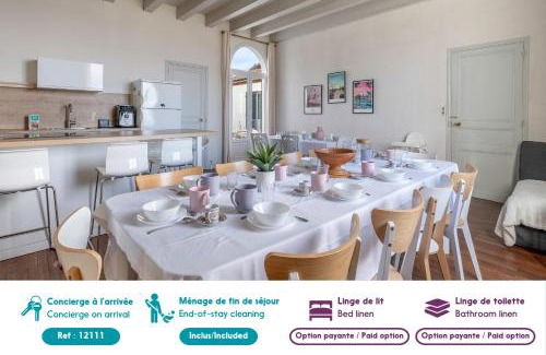 Saint-Michel-Chef-Chef House | Face Mer - Plage Villa familiale pour 12