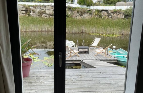 Batz-sur-Mer House | Facing the sea, wild coast, pond, house with sauna for 8 people