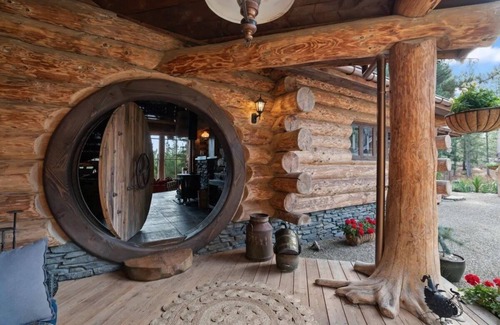 Alexandra Cabin | Fairytale Log Cabin with Hot Tub at Homewood Forest Retreat