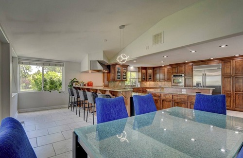 West Omaha House | Family Friendly 5 Bed 5 Bath 6000 SF Ranch With Pool