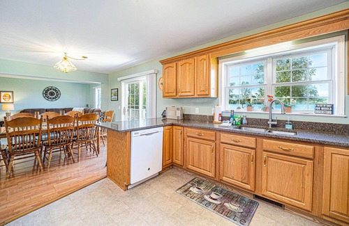 Ponshewaing House | Family-Friendly Lakefront Home w/Huge Yard, Free WiFi, Firepit, Furnished Deck