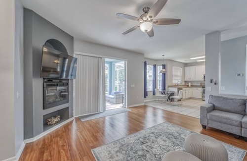 Lakeview Village House | Family Oasis Heated Pool + Pond View 4BR 2.5BA