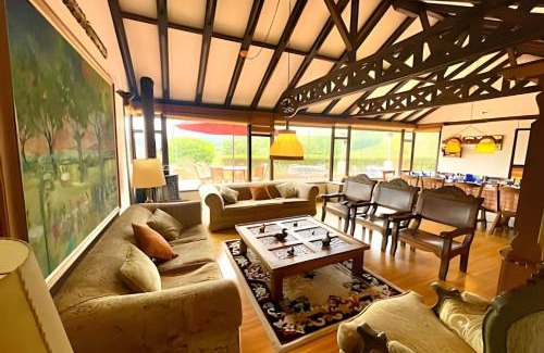 Choconta House | Fantástica Hacienda Represa del Sisga WiFi TV BBQ