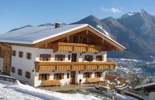 Grassau Apartment | Fantastic mountain panorama * 82 sqm, 5-star spa apartment with south-east-facing terrace