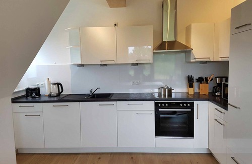 Dranske Apartment | Fantastic vacation apartment with underfloor heating, fireplace, WLAN