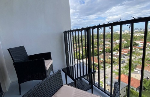 Douglas Apartment | Fashionable one bedroom CORAL GABLES, FREE garage parking!