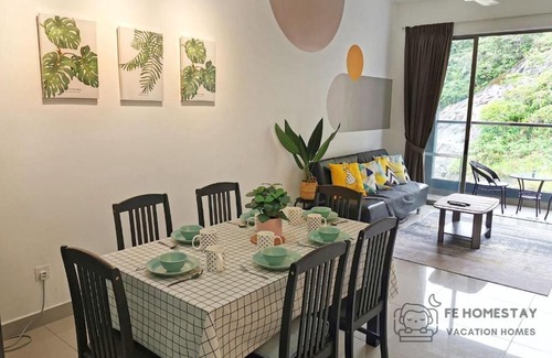Brinchang Apartment | FE Cozy Cameron Homestay Family 8 pax 3BR Palas Horizon Brinchang 金马伦民宿 8人3房