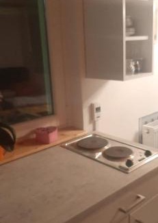 Paka Apartment | Fehér-kék hibiszkusz
