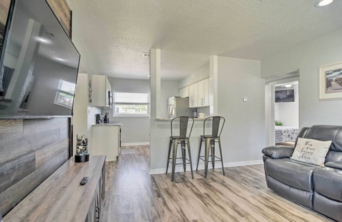 Seminole House | Fenced Yard w/Fire Pit & Grill: Seminole Retreat!