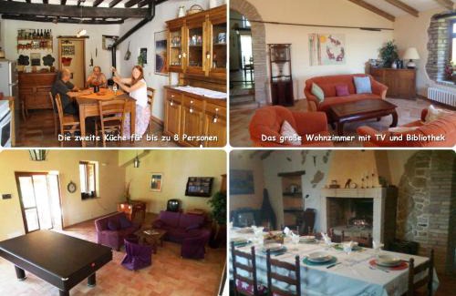 Urbino House | Ferienhaus Ca Piero mit Pool 17 bis 20 Personen