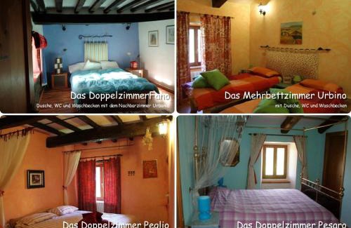 Urbino House | Ferienhaus Ca Piero mit Pool 17 bis 20 Personen