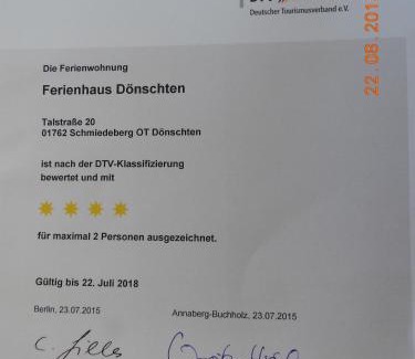 Schmiedeberg House | Ferienhaus Dönschten