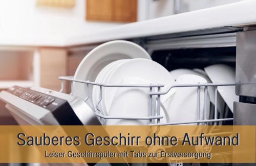 Hockelheim Apartment | Ferienhaus Höckelheim - FeWo Sternentraum - 100qm - 3 Schlafzimmer - bis 6 Gäste - Babies reisen gratis - Balkon, Garten & Grill - Klimaanlage, Raffstores & Fußbodenheizung - Smart-TV - Küche mit Induktionsherd & Spülmaschine - nahe Göttingen