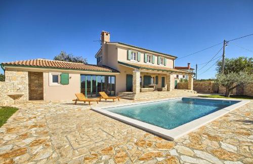 Grandici House | Ferienhaus mit Privatpool für 8 Personen ca 170 qm in Barban, Istrien Bucht von Raša