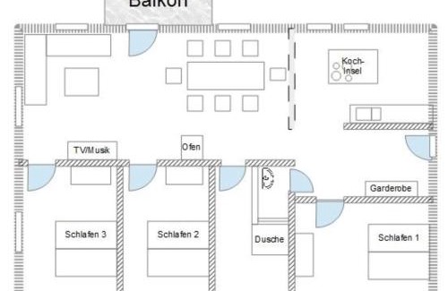 Dipperz Apartment | Ferienhof Dipperz bis 6 Personen