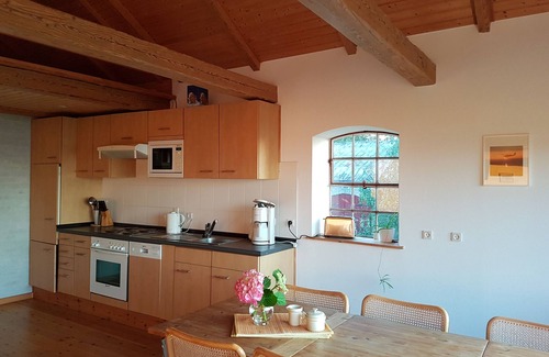 Kegnæshøj Apartment | Ferienhof KRONBORG: Spacious apartment with panoramic views of the water