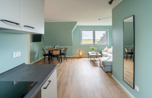 Tumlauer Koog Apartment | Ferienwohnung 3 - Nordisch Nature - Ferienhof am Deich