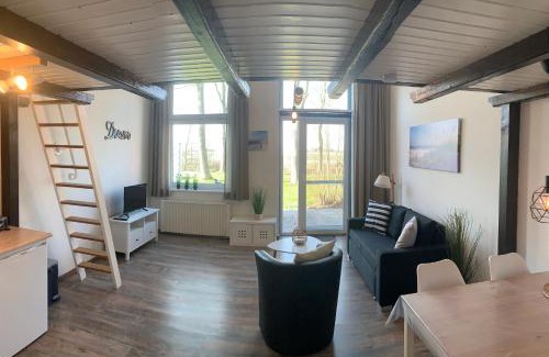 Altfunnixsiel Apartment | Ferienwohnung Harlequartier im Wikingerhof direkt an der Harle
