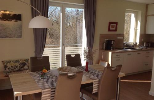 Plau am See Apartment | Ferienwohnung Maisonette Abendrot am Plauer See