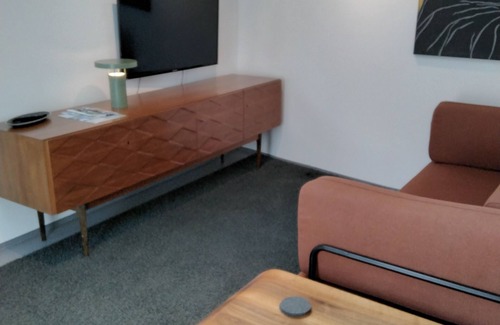 Heppenheim Apartment | Ferienwohnung mit Fenster zum Hof im Skandinavischen Stil in der Innenstadt