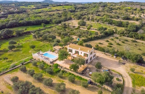 Petra House | Finca Son Puca - fenced in pool
