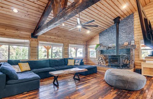 Duck Creek Village House | Fire Pit and Sauna Inviting Utah Cabin