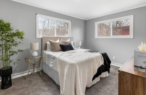Miller Beach House | Fire pit, bonus, theater room trilevel, near beach, and dunes!