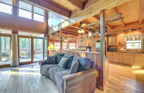 Round Top House | Fire Pits, Deck & Views: Catskills Home!