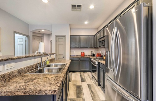 Marley Park Cottage | Fire Table, Grill: Surprise Cottage w/Pool Access