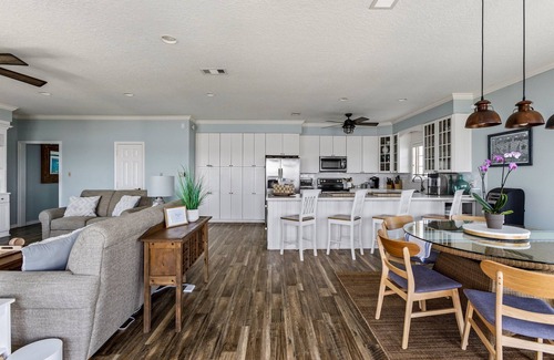 Surfside Beach House | Fish From Your Own Private Dock, Tranquil Bay Views and Perfect Sunsets