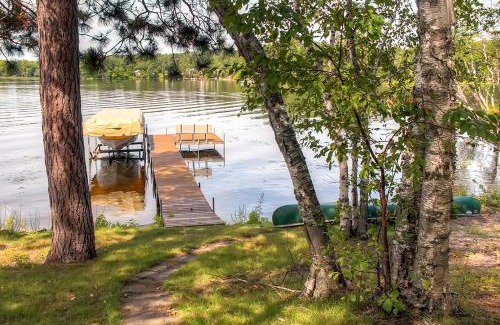 Brainerd House | Fish on Rice Lake Waterfront Brainerd Cabin