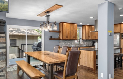 Gravois Mills House | Five Oaks Lakehouse - Luxurious Home with a Game Room and Lakeside Fire Pit!