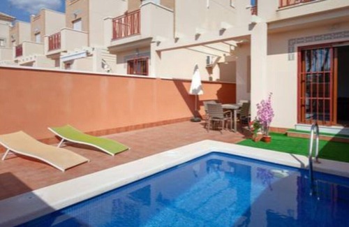 Puerto de Mazarron Villa | Flagship Private Villa 3bed + pool - sleeps 6 Mazarron (FREE WIFI & Air-con)!