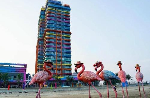 Hoang Hoa Apartment | Flamingo Hải Tiến - Căn góc 2 Phòng - View 2 mặt biển