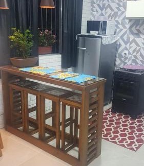 Vila Muriqui House | FLAT CSala/Cozinha/Banheiro