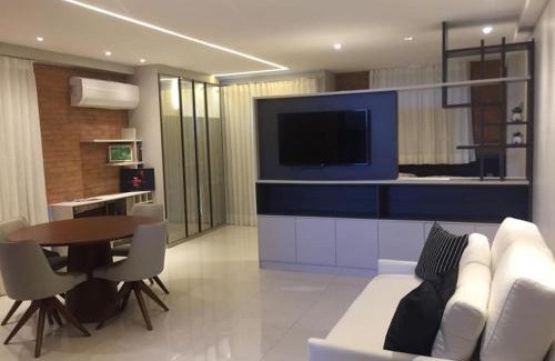 Ponta de Campina Apartment | Flat novo e estiloso na praia Ponta de Campina