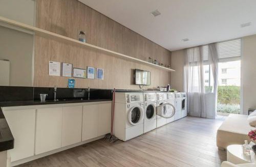 Sao Paulo Apartment | Flat surpreendente 4 pessoas em condomínio moderno 02 suites climatizados