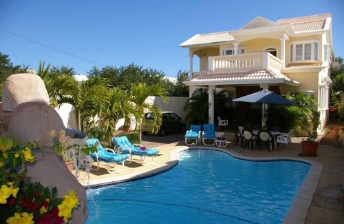 Flic-en-Flac Villa | Flic En Flac: Unique villa with private swimming pool with waterfall.